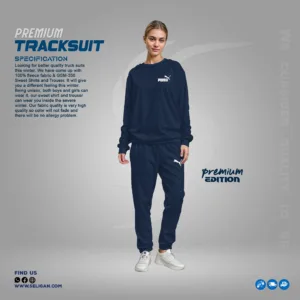 Women tracksuit set Puma Navy Blue