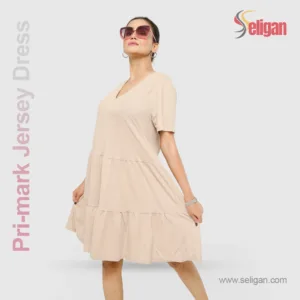 Summer Print Jersey Dress